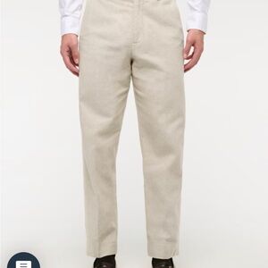 Abercrombie & Fitch Collins Linen-Blend Suit Pant